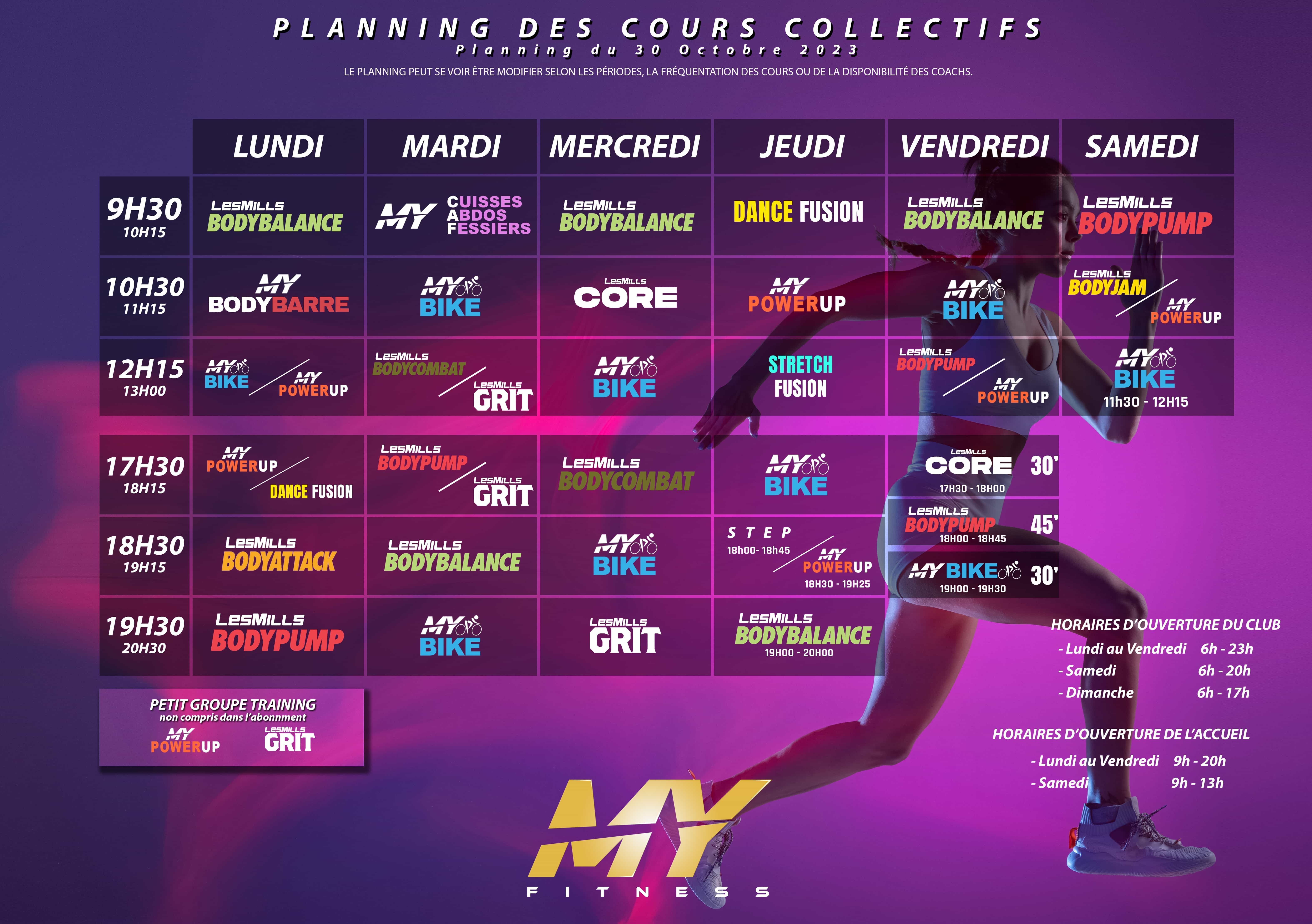 Plannings My Fitness Gym